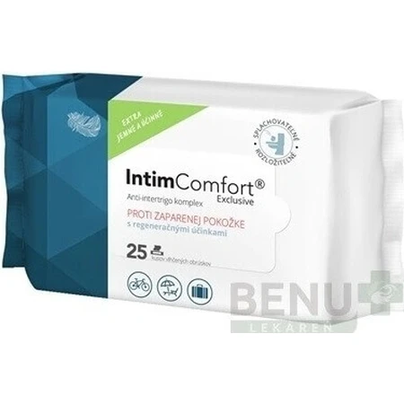 INTIMComfort Влажные салфетки мультипак 1×25 шт, влажные салфетки: цены и характеристики