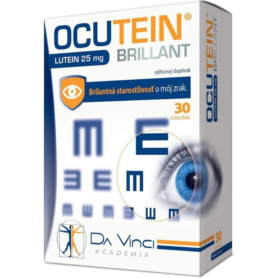 Ocutein BRILLANT Lutein 25 мг - DA VINCI 30 капсул: ціни та характеристики