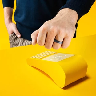Niceboy ONE Payment Finger Brushed black S8 S8