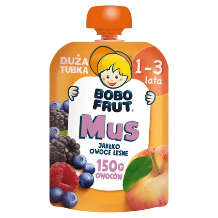 Фруктовий мус Bobo Frut у тубі, яблуко та ліна, 1-3 роки, 150 г: ціни та характеристики