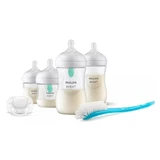 Набор бутылочек Philips Avent Natural Response Bottle с устройством против колик, щеточкой и пустышкой, 0 месяцев+, Philips Avent