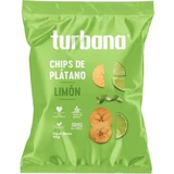 Turbana Зеленые чипсы из подорожника с лимоном, 95 г