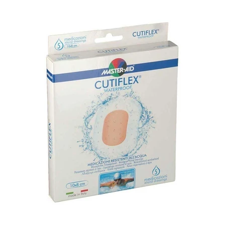 Cutiflex Master-Aid стерильная водонепроницаемая повязка Cutiflex Master-Aid, 10x8 см, 5 шт, Pietrasanta Pharma: цены и характеристики