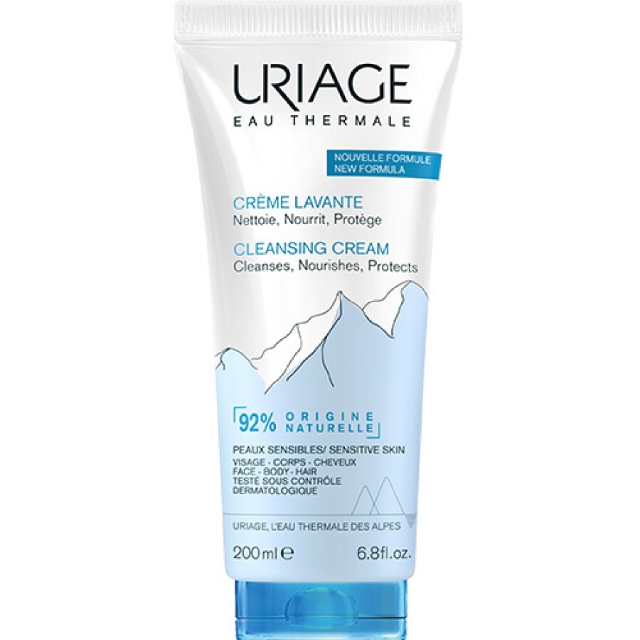 Крем-гель для вмивання Uriage Очищуючий для чутливої ​​шкіри, 200 мл: ціни та характеристики