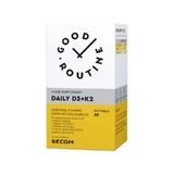 Secom Good Routine Daily D3+K2, 30 мягких капсул