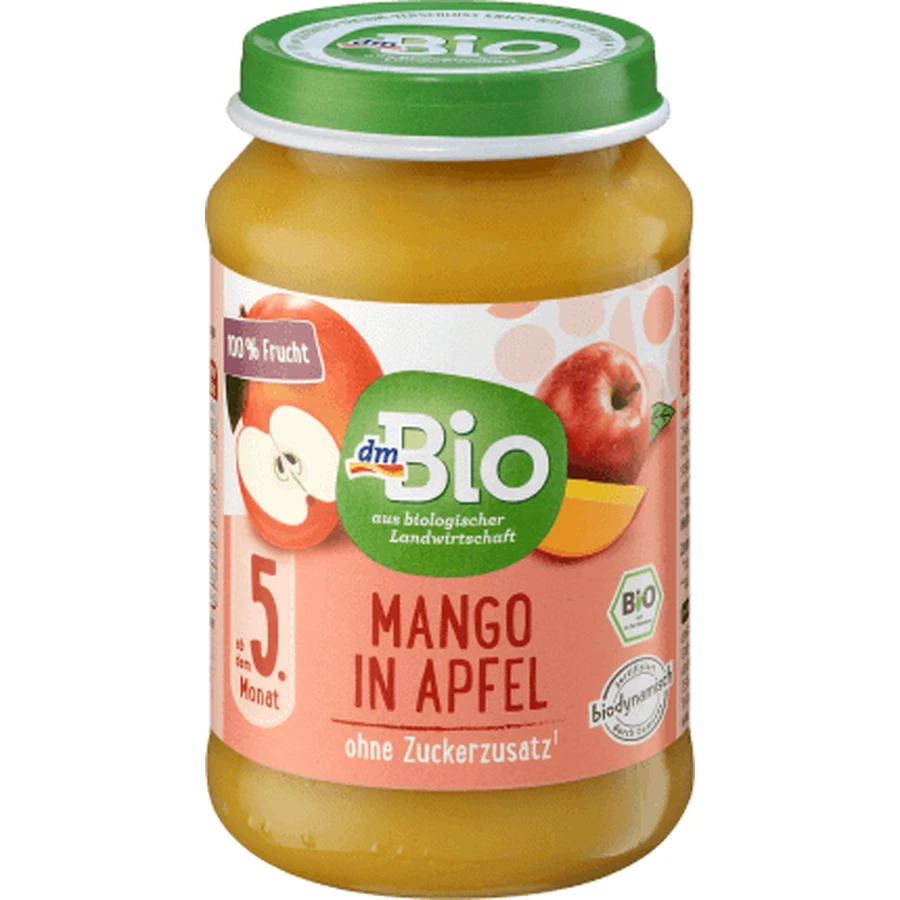 DmBio Пюре из яблок и манго 5+, 190 г: цены и характеристики