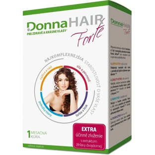DonnaHAIR Forte 1×30 капсул, 1 раз на місяць