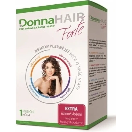 DonnaHAIR Forte 1×30 капсул, 1 раз на місяць: ціни та характеристики