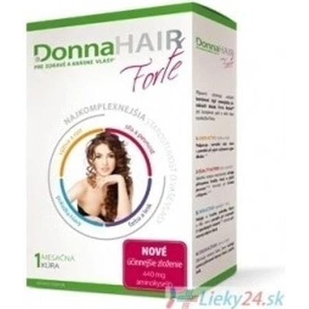 DonnaHAIR Forte 1×30 капсул, 1 раз на місяць: ціни та характеристики