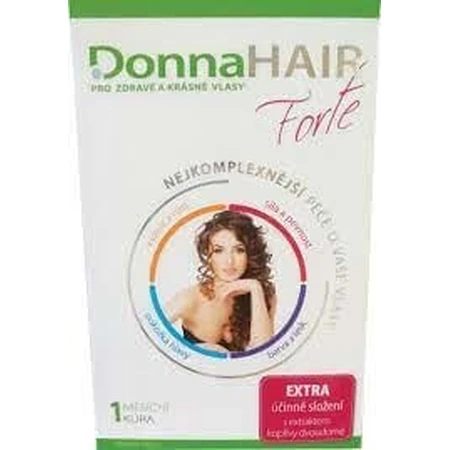 DonnaHAIR Forte 1×30 капсул, 1 раз на місяць: ціни та характеристики