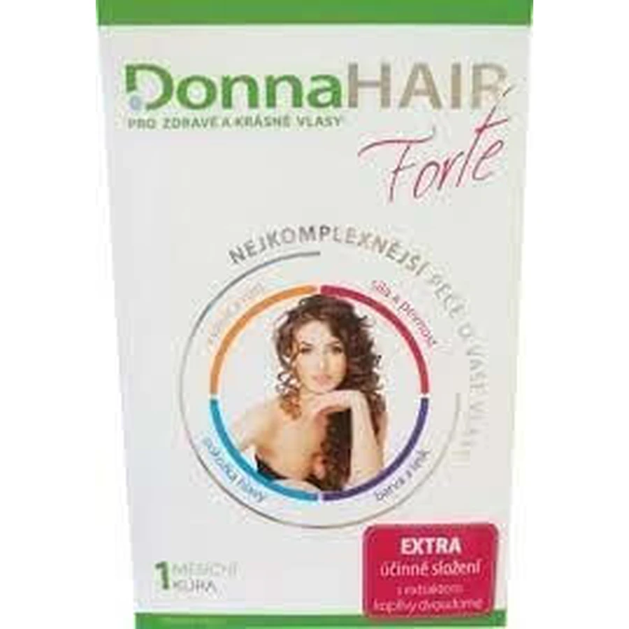 DonnaHAIR Forte 1×30 капсул, 1 раз на місяць: ціни та характеристики