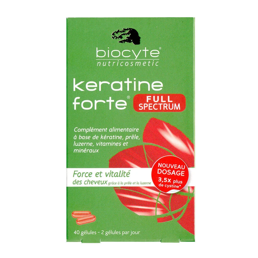 Кератин Форте Biocyte Laboratory Keratine Forte Full Spectrum, 40 капсул: ціни та характеристики
