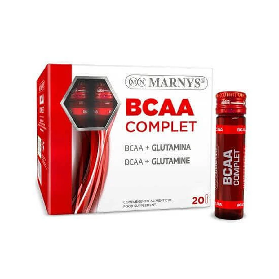 BCAA Complete, 20 флаконів, Marnys: ціни та характеристики