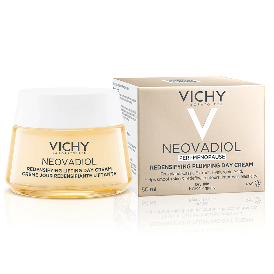 Денний крем Vichy Neovadiol з почервонінням і ефектом наповнення для сухої шкіри в період пери-менопаузи, 50 мл: ціни та характеристики