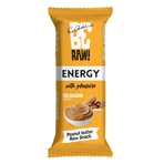 Батончик BeRAW! Energy Raw Snack Peanut Butter, енергетичний, 40 г: ціни та характеристики