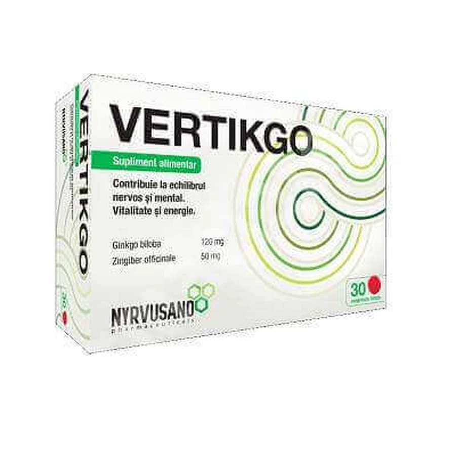 Вертикго Nyrvusano Pharmaceuticals, 30 таблеток: цены и характеристики