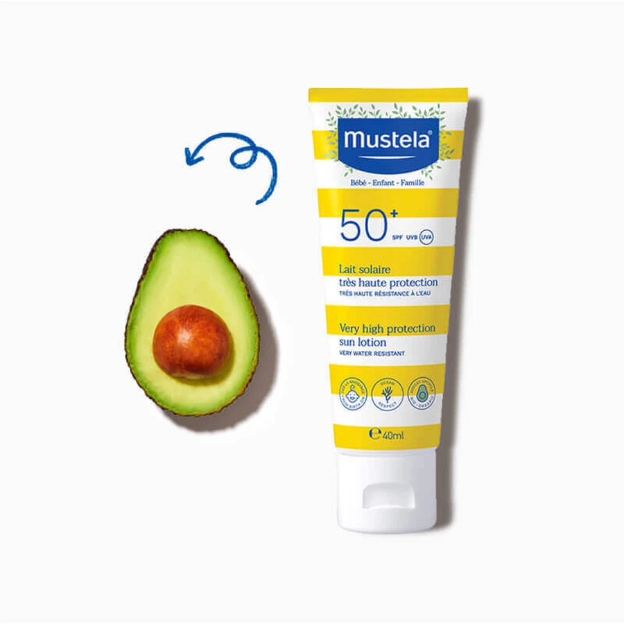 Mustela, Сонцезахисний лосьйон з ультрависоким ступенем захисту SPF 50+, 100 мл: ціни та характеристики