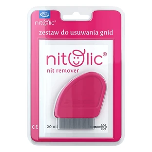 Pipi Nitolic, набір для видалення гнид, 20 мл + гребінець