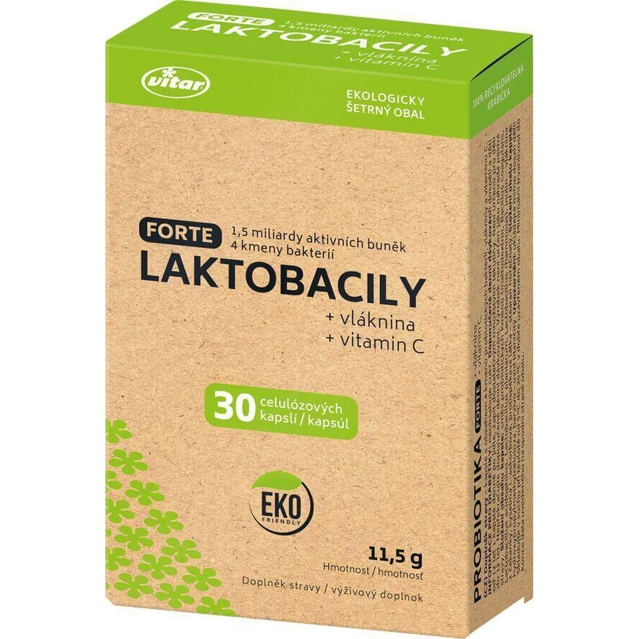 Vitar EKO Lactobacilli Forte 30 капсул: ціни та характеристики