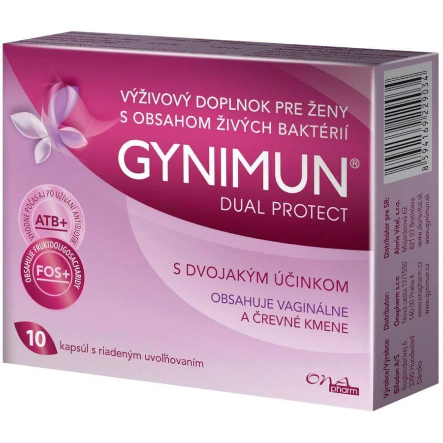 Гинимун DUAL PROTECT с контролируемым высвобождением 10 капсул: цены и характеристики