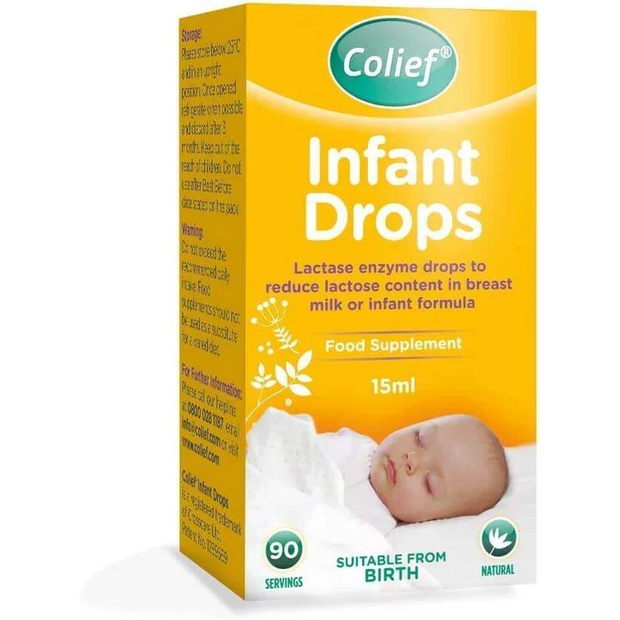 Капли для новорожденных Colief с ферментом лактазы, 15 мл: цены и характеристики