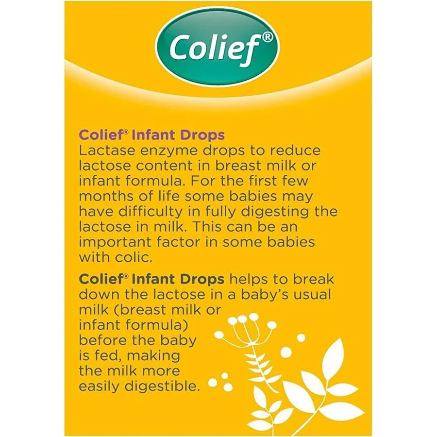 Капли для новорожденных Colief с ферментом лактазы, 15 мл: цены и характеристики