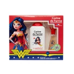 Набор Corine De Farme Disney Wonder Woman, Туалетная вода, 30 мл + Туалетная вода для душа, 300 мл + Зажимы для воска, 2 штуки + Браслет, 1 штука: цены и характеристики