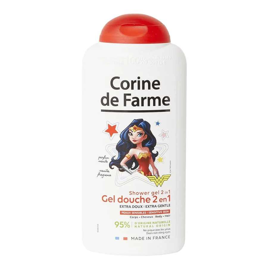 Набор Corine De Farme Disney Wonder Woman, Туалетная вода, 30 мл + Туалетная вода для душа, 300 мл + Зажимы для воска, 2 штуки + Браслет, 1 штука: цены и характеристики