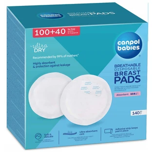 Canpol Babies, 3D прокладки для грудей з клеєм, білі, 100 шт + 40 шт у подарунок