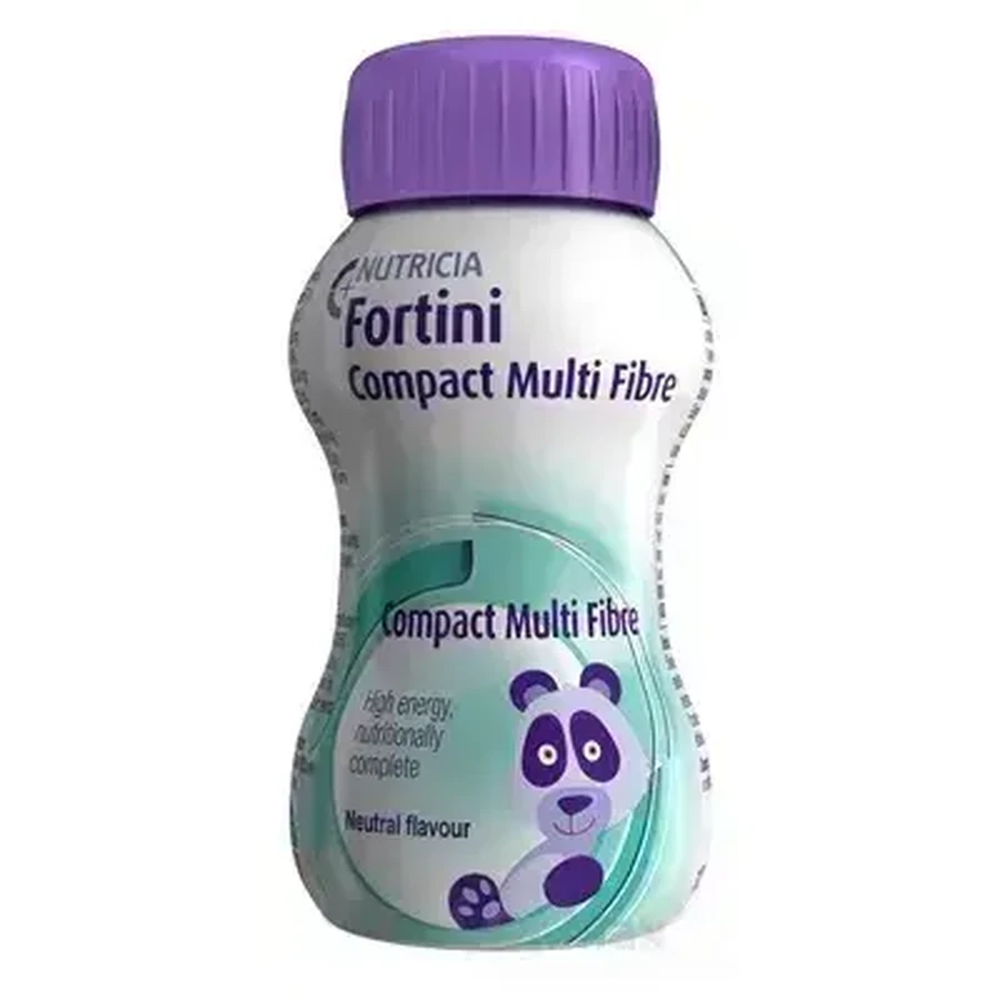 Fortini Compact Multi Fibre с нейтральным вкусом 4×125 мл, жидкое детское питание: цены и характеристики