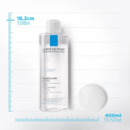 Міцелярний розчин La Roche-Posay Physiological Micellar Water Solution для чутливої шкіри обличчя, 400 мл: ціни та характеристики