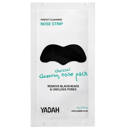 Маска для обличчя Yadah Charcoal Cleansing Nose Pack Nose Pore Strips, 10 штук: ціни та характеристики