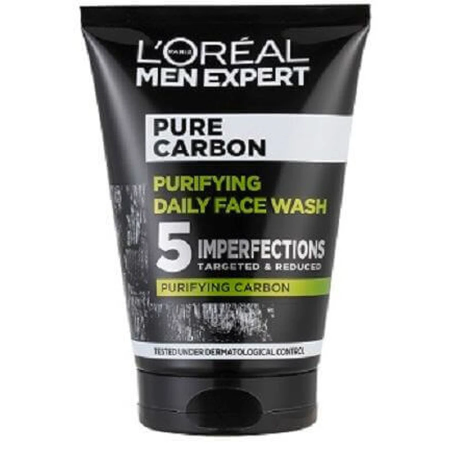 L'Oréal Paris Men Expert Pure Carbon Очищающий гель с активированным углем 100 мл: цены и характеристики