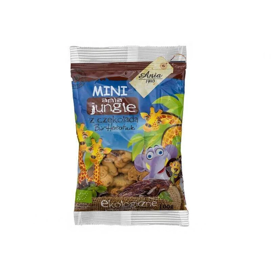 Шоколадное печенье Eco Mini Jungle Mini Jungle, 100 г, Ania: цены и характеристики