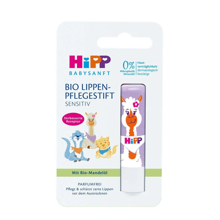 Дитячий бальзам для губ BabySanft, 4,8 г, Hipp: ціни та характеристики