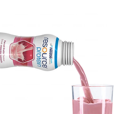 Продукт для специального питания Nestle Resource Protein со вкусом лесных ягод, 4 шт. по 200 мл: цены и характеристики