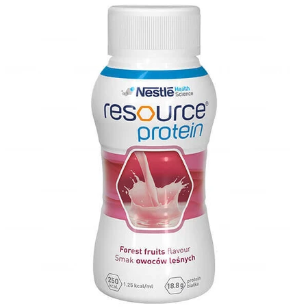 Продукт для специального питания Nestle Resource Protein со вкусом лесных ягод, 4 шт. по 200 мл: цены и характеристики