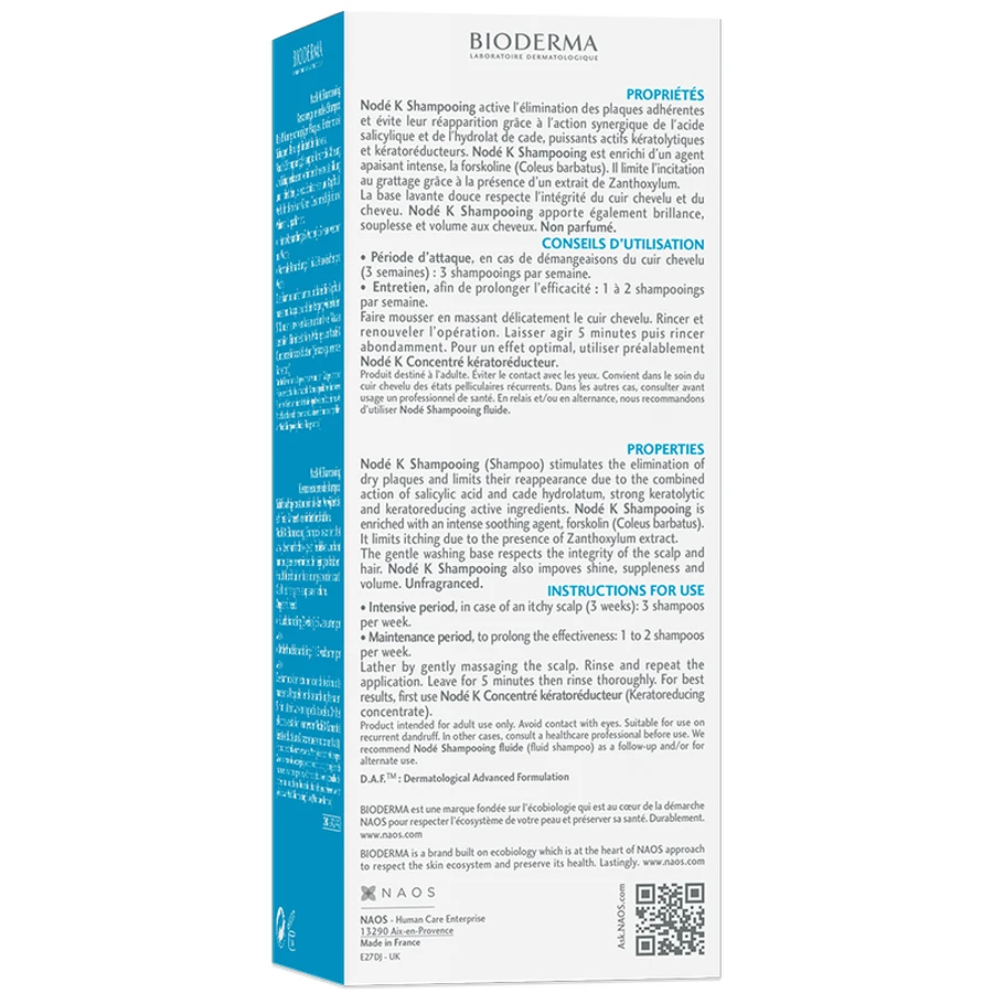 Bioderma Node K Успокаивающий шампунь, 150 мл: цены и характеристики