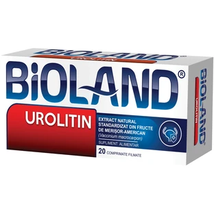 Біоленд Уролітин Biofarm Bioland Urolitin, таблетки, вкриті плівковою оболонкою, №20
