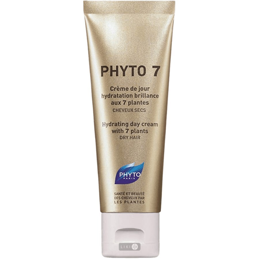 Зволожуючий крем для сухого волосся PHYTO 7 з екстрактами 7 рослин 50 мл: ціни та характеристики