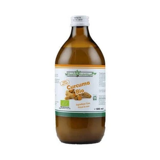 Сік куркуми органічний, 500 мл, Health Nutrition