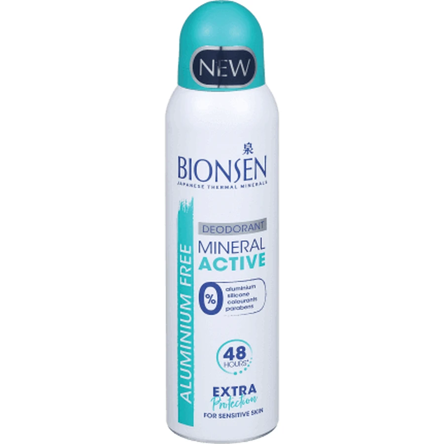 Bionsen Deodorant Дезодорант-спрей активный минеральный, 150 мл: цены и характеристики