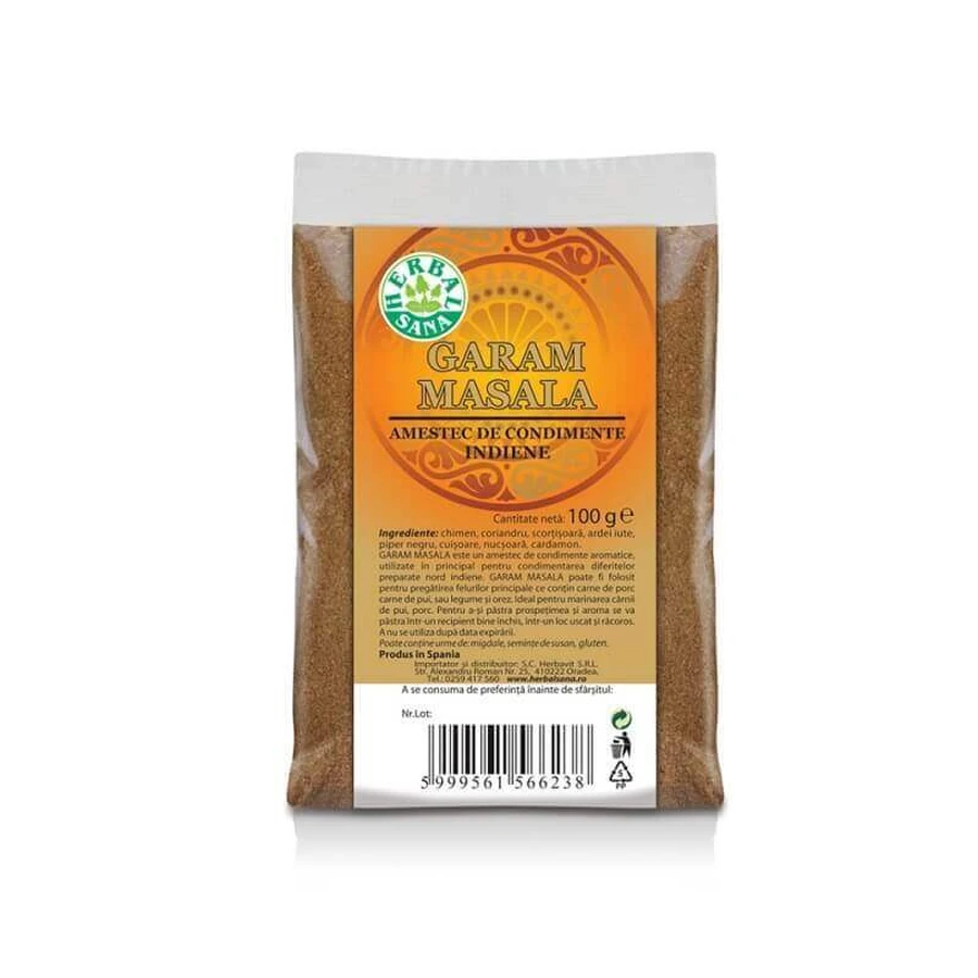 Индийская смесь специй Гарам Масала, 100 г, Herbal Sana: цены и характеристики