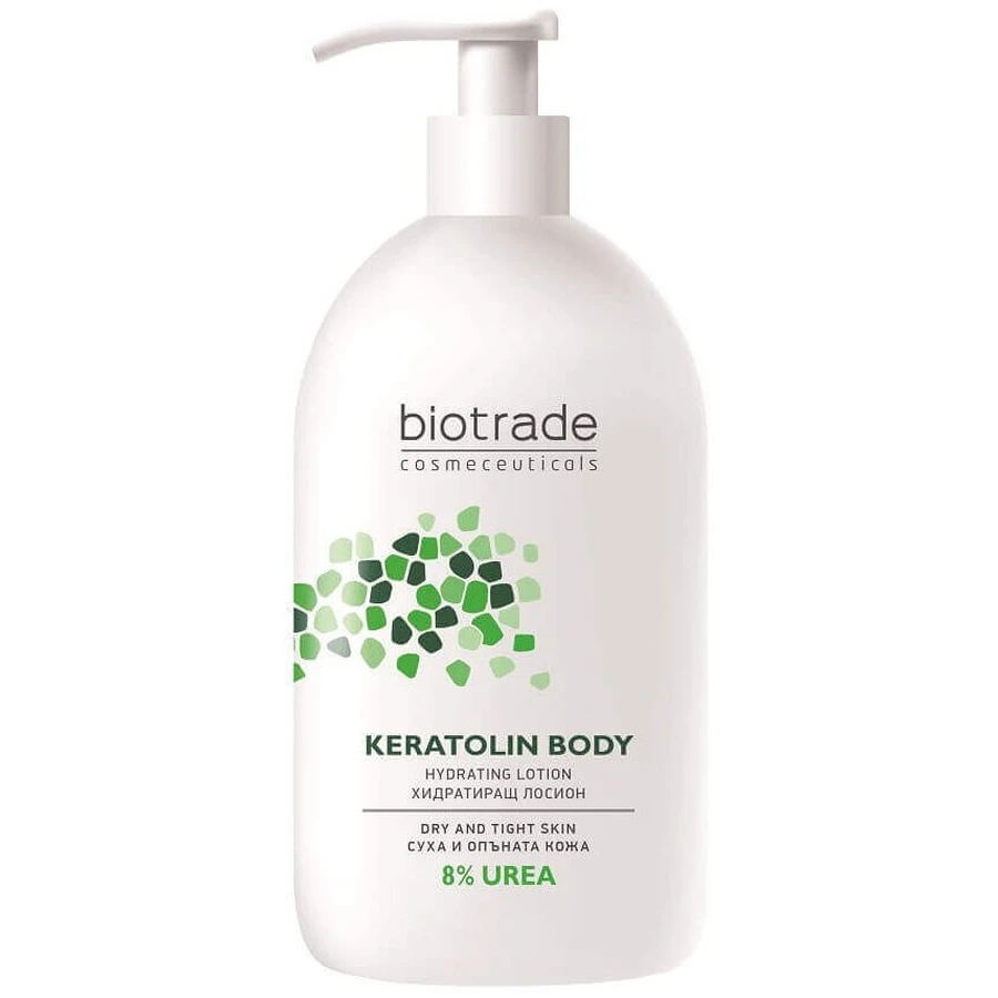 Лосьон для тела Biotrade Keratolin Body Hydrating Lotion с 8% мочевины, увлажняющий, смягчающий, 400 мл: цены и характеристики