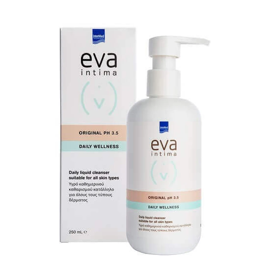 Гель для щоденної інтимної гігієни Eva Intima Original pH 3.5, 250 мл, Intermed: ціни та характеристики