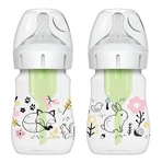 Dr Brown Anti-colic Options+, антиколиковая бутылочка, с широким горлышком, лес, 2 x 150 мл: цены и характеристики