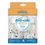 Dr Brown Anti-colic Options+, антиколиковая бутылочка, с широким горлышком, лес, 2 x 150 мл: цены и характеристики