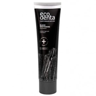 Зубная паста с древесным углем и отбеливанием Teavigo Black Whitening, 75 мл, Ecodenta
