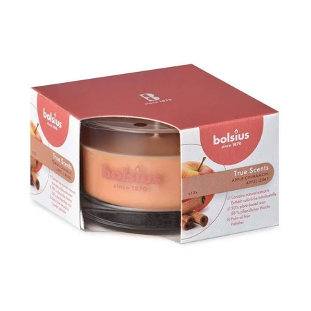 Bolsius Aromatic 2.0 Glass Apple Cinammon, ароматическая свеча 1×1 шт, размер 80 x 50 мм: цены и характеристики