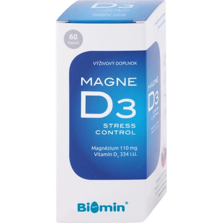 Biomin MAGNE D3 FORTE 1×60 cps, пищевая добавка: цены и характеристики